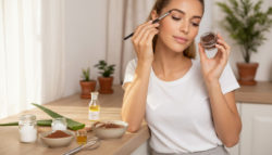 Homemade Eyebrow Gel Made With Aloe and Cocoa Gives Soft Natural Hold All Day